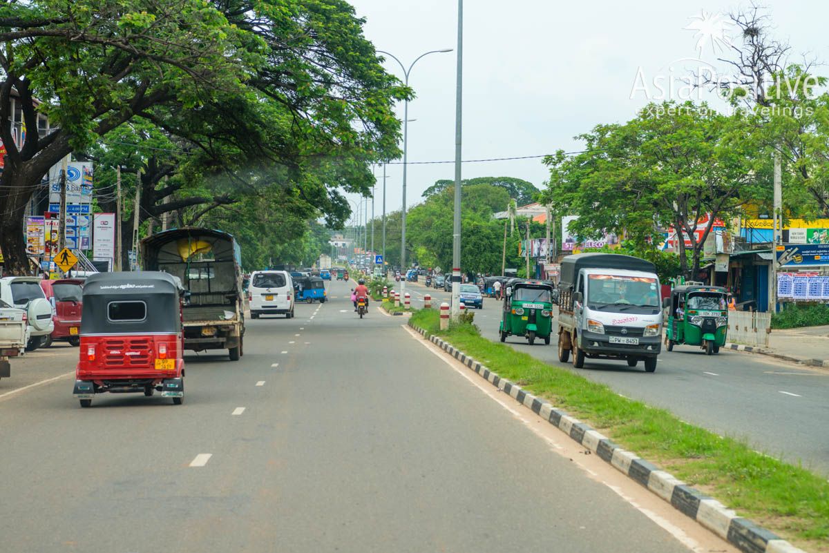 Тук-туки и другой транспорт на улицах Дамбуллы | Шри-Ланка | Путешествия AsiaPositive.com