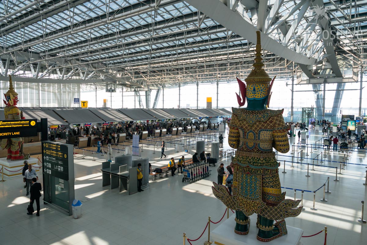 Зона вылета в аэропорту Суварнабхуми | Бангкок, Таиланд | Путешествия AsiaPositive.com