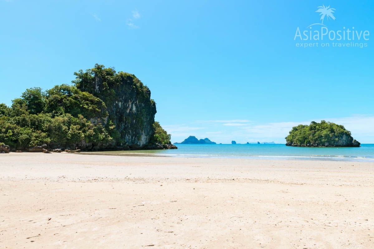 Безымянный красивый пляж на отмели (Ао Нанг, Краби, Таиланд) | Путешествия Asiapositive.com