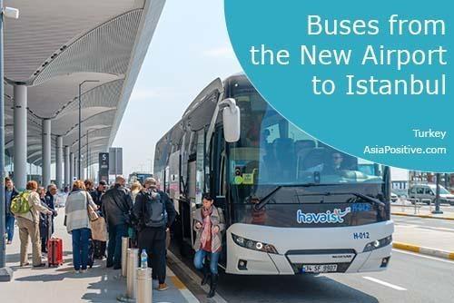 Buses from New Airport to Istanbul or back
