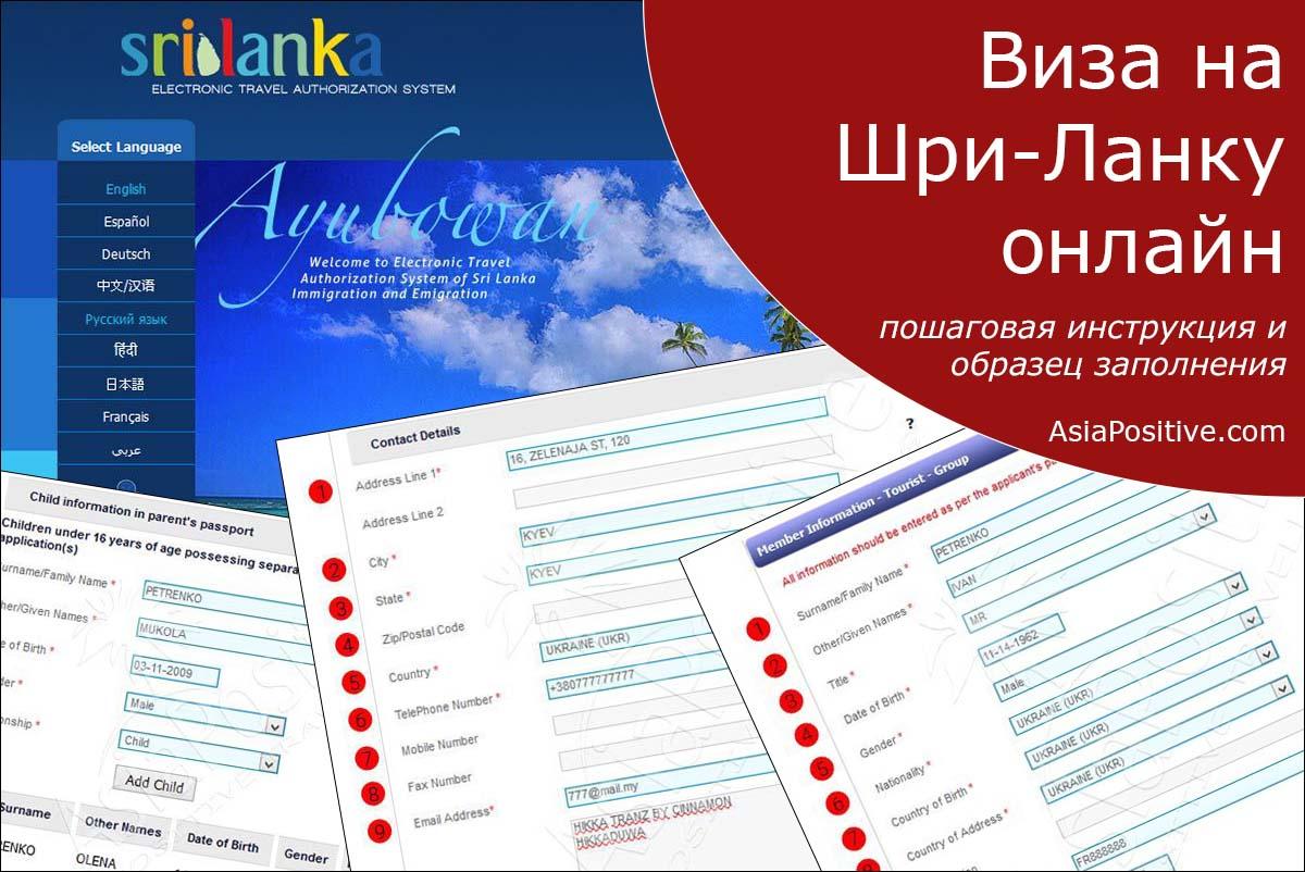 Оформление визы на Шри-Ланку онлайн: пошаговая инструкция и образец заполнения. Подтверждение получения заявки на оформление электронной визы на Шри-Ланку | Оформление визы на Шри-Ланку онлайн: пошаговая инструкция и образец заполнения | Путешествия по Азии с AsiaPositive.com