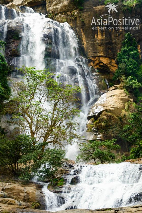 Водопад Равана (высота 25 метров) | Детальный план - маршрут для самостоятельного путешествия по самым интересным достопримечательностям и самым красивым местам Шри-Ланки и пляжного отдыха на 2 недели (12-14 дней). | Путешествия по Азии AsiaPositive.com