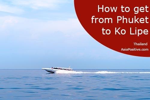 How to get from Phuket to Koh Lipe or vice versa