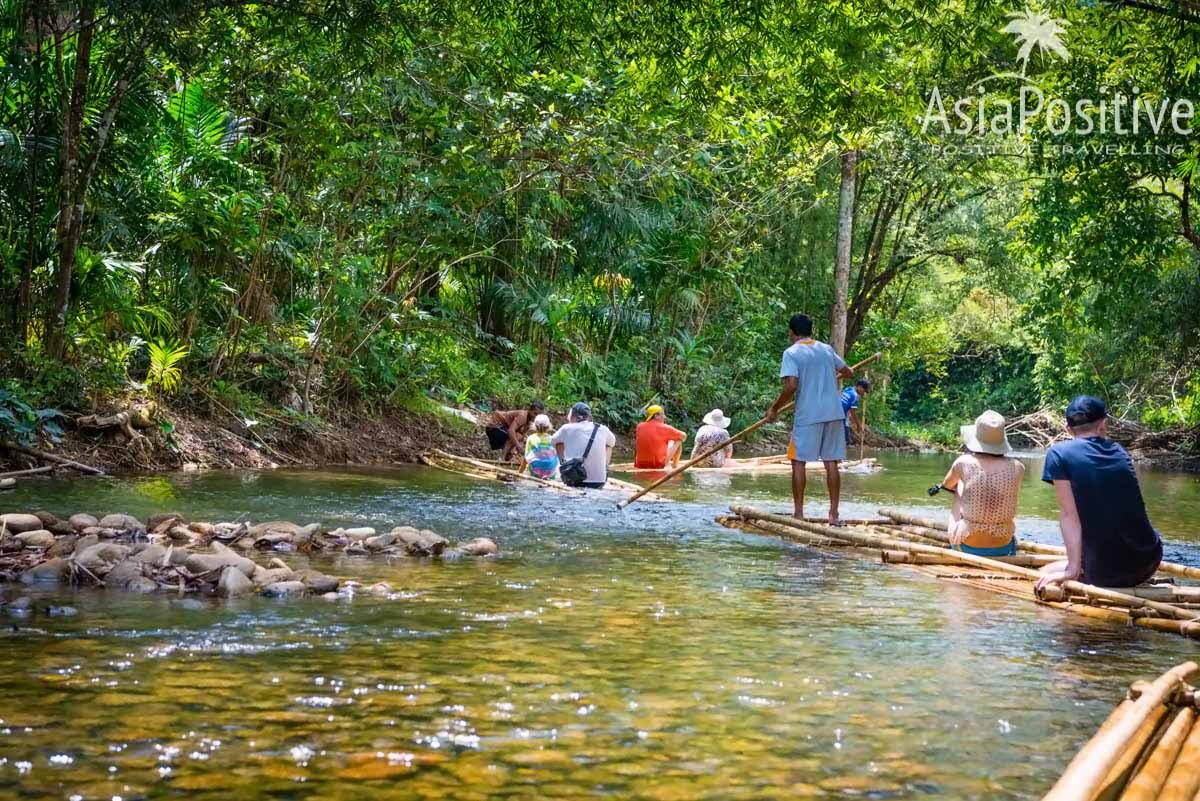 Experience Thailand’s jungles during bamboo rafting from Khao Lak (Thailand)