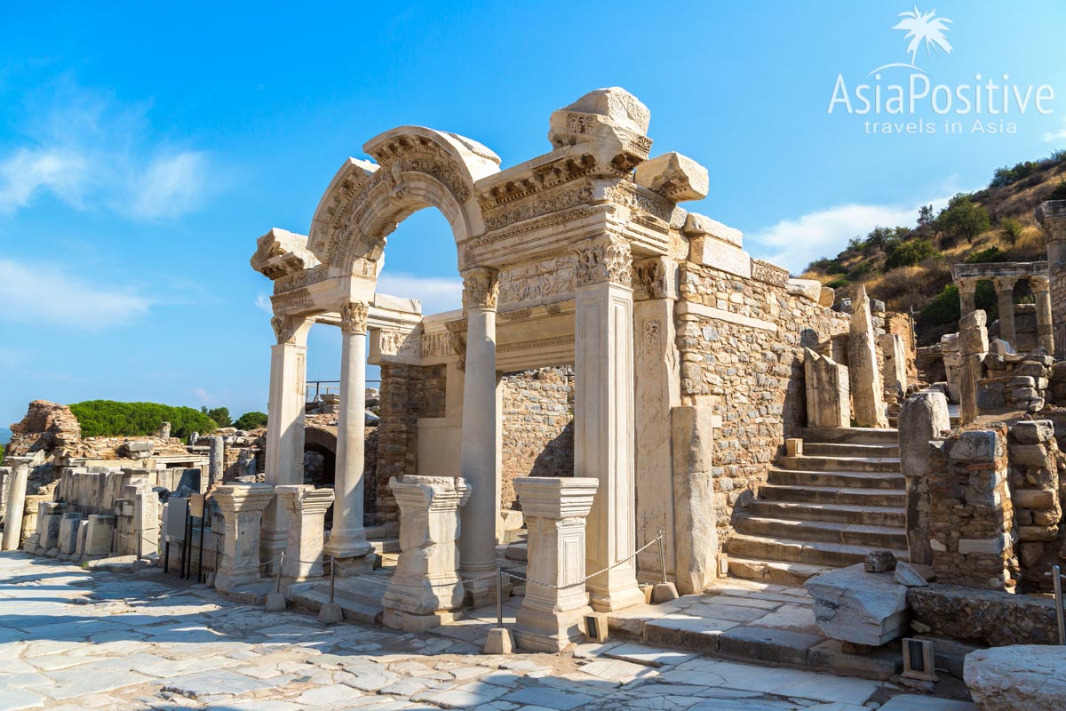 Ruins of ancient city Ephesus, Turkey